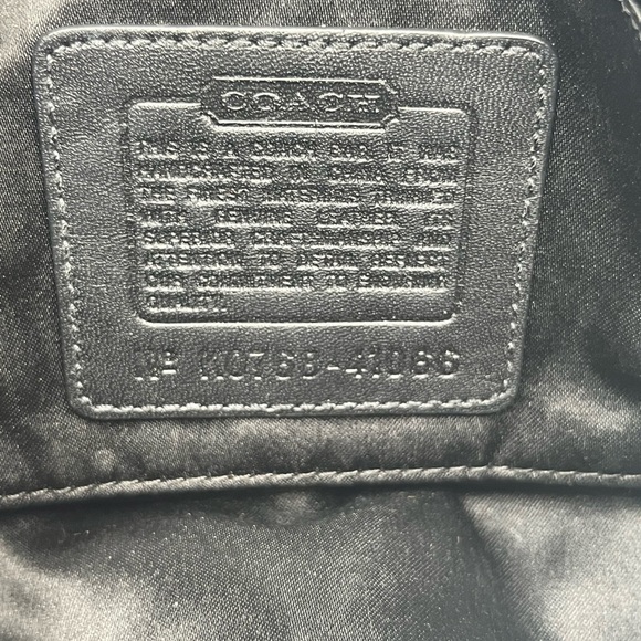 Authenticated Coach Black Jacquard signature Print Ergo Mini Small Purse 41066 - Picture 13 of 16